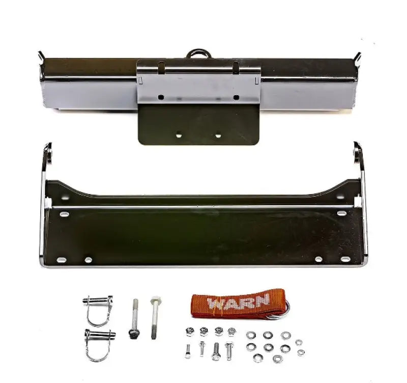 Warn Industries Plow Mount Kit for KRX1000 UTV front setup, easy winch mounting
