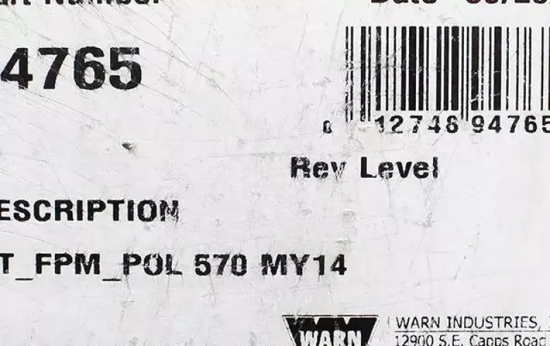 WARN Industries Plow Mount Polaris - 94765 - Implements