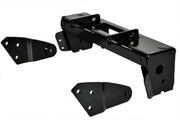 Black metal mounting bracket for Suzuki Provan WARN Industries plow mount