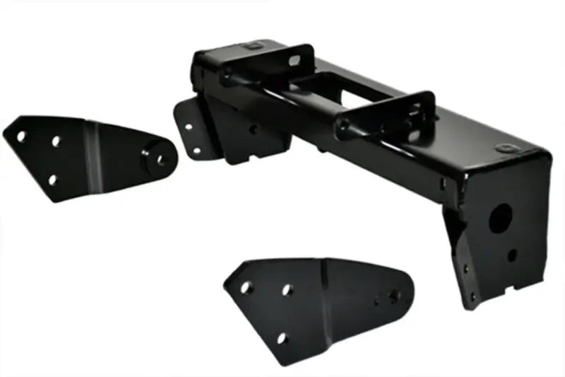 Black metal mounting bracket for Suzuki Provan WARN Industries plow mount