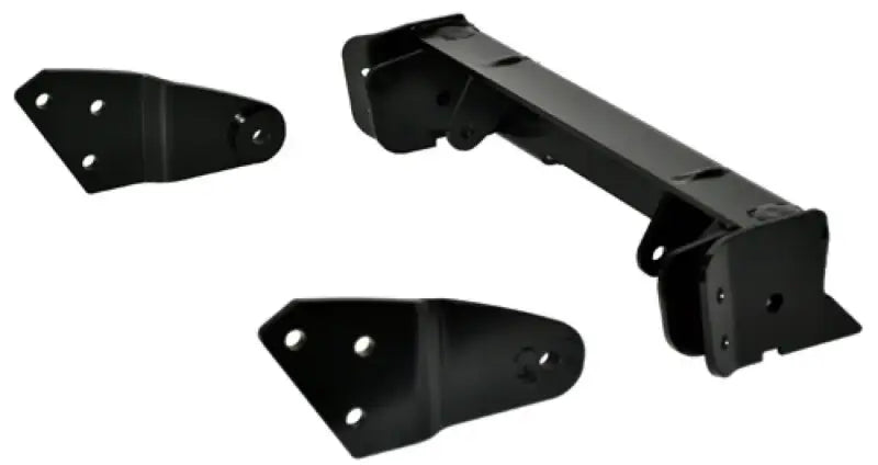 Black metal mounting brackets for Suzuki Provan WARN Industries Plow Mount