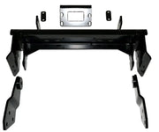 Black metal winch mounting kit for Yamaha Provan WARN Industries Plow Mount installation