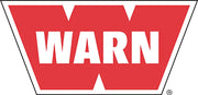 Red Warn Industries logo on Yamaha Provan plow mount 95745 for added safety