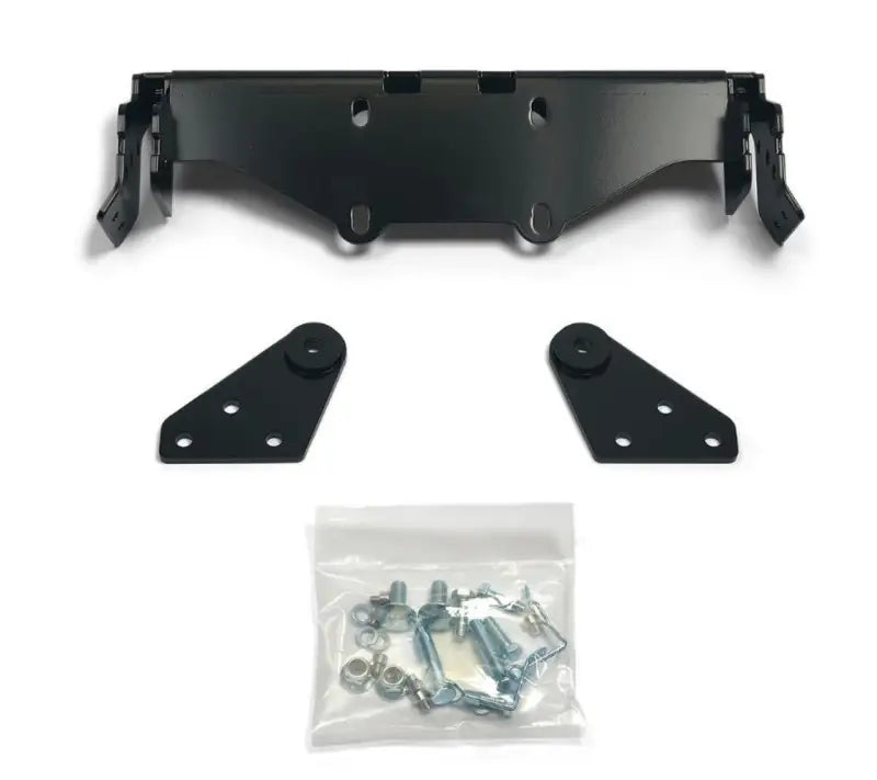 Warn industries black metal plow mount hardware for Yamaha Provan 95745