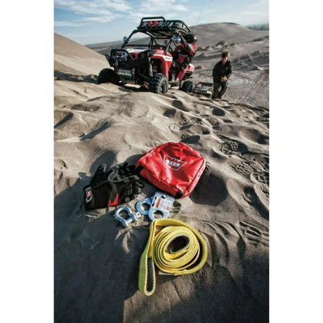 WARN Industries winch accessory kit for off-road recovery and safety gear