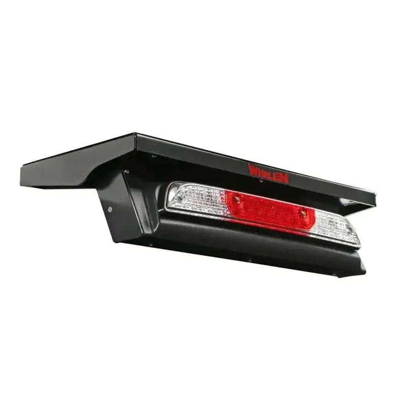 Warning Light Mount For Use With Whelen Warning Lights/ Light Bars; Rooftop Bolt-On Mount; Powder-Coated; Black; Steel; With Mounting Bracket - RV and Auto Parts