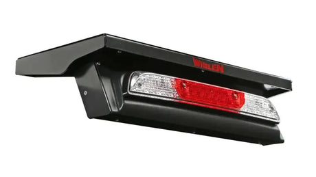 Warning Light Mount For Use With Whelen Warning Lights/ Light Bars; Rooftop Bolt-On Mount; Powder-Coated; Black; Steel; With Mounting Bracket - RV and Auto Parts