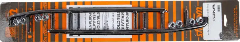 Black metal ski snowboard rack with mounting hardware for RV parts & accessories