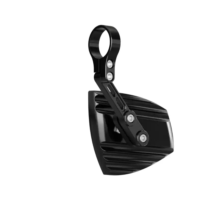 Wave Bar End Mirror Pair Black 