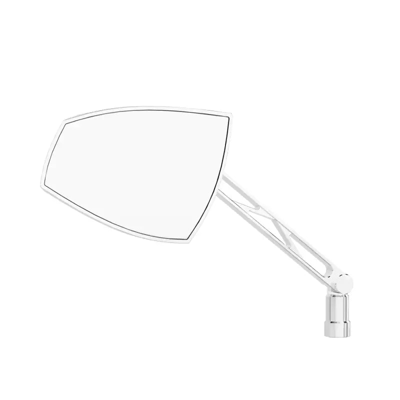 HIGHSIDER Wave Mirror Pair Chrome for Powersports