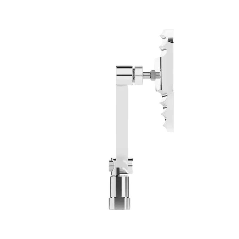 Wave Mirror Pair Chrome 