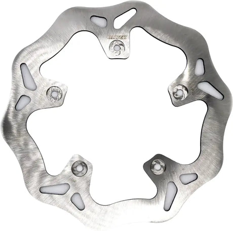 Silver metal brake rotor for Wave Rotor Front, perfect RV parts & accessories or powersports upgrade