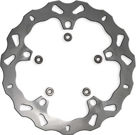 Wave Rotor Front with perforated metal brake rotor and mounting hardware for RV & truck parts