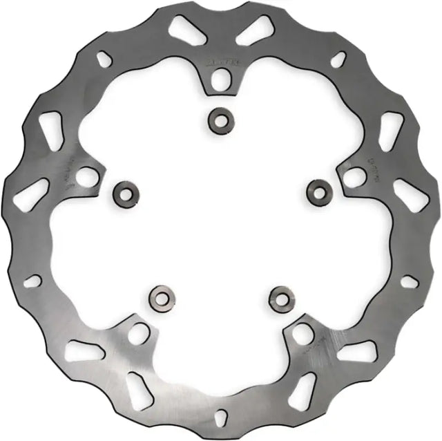 Wave Rotor Front with perforated metal brake rotor and mounting hardware for RV & truck parts