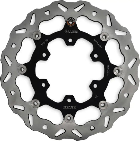 Wave Rotor Front motorcycle brake rotor with black carrier and metallic ring for RV parts & accessories