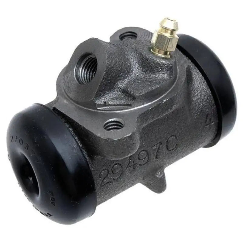 Black and gray WC37018 Raybestos Wheel Cylinder with brass fitting for durable brake performanc