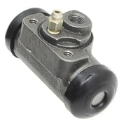 Gray metal WC37984 Raybestos Wheel Cylinder with black rubber boots for vehicles