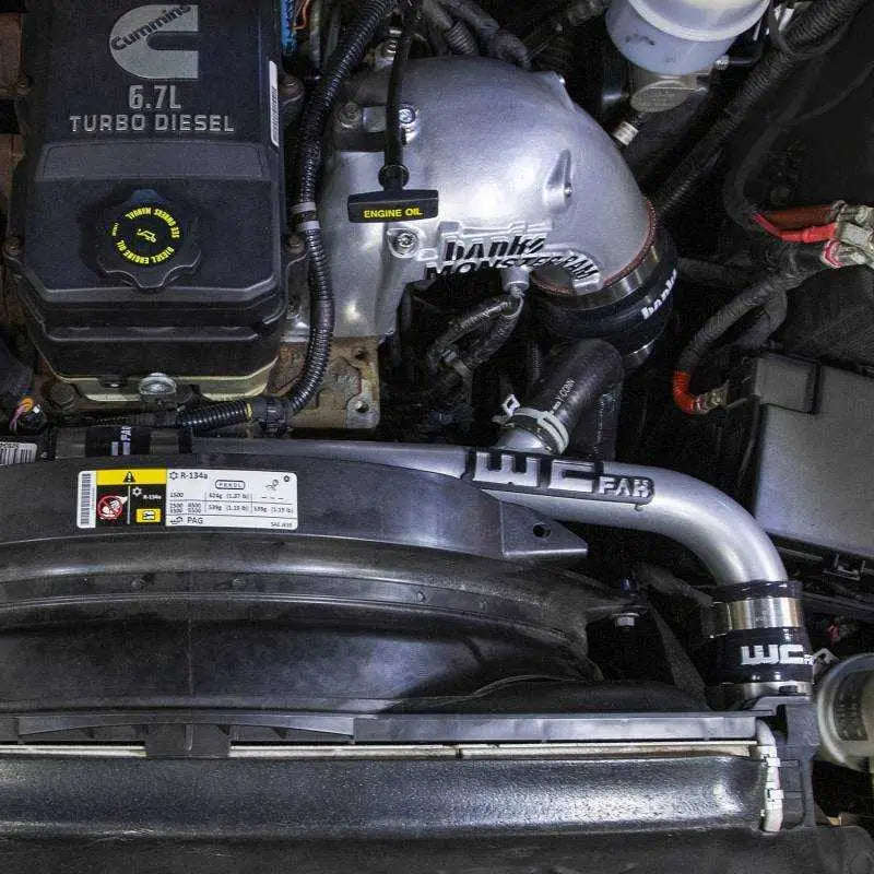 Wehrli WCF100867-BR Wehrli 13-15 Dodge Cummins 6.7L w/Dual Radiator Upper Coolant Pipe - Bengal Red