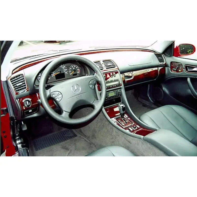 Mercedes Benz car interior with WD414B-EC dash kit for Merc SLK320