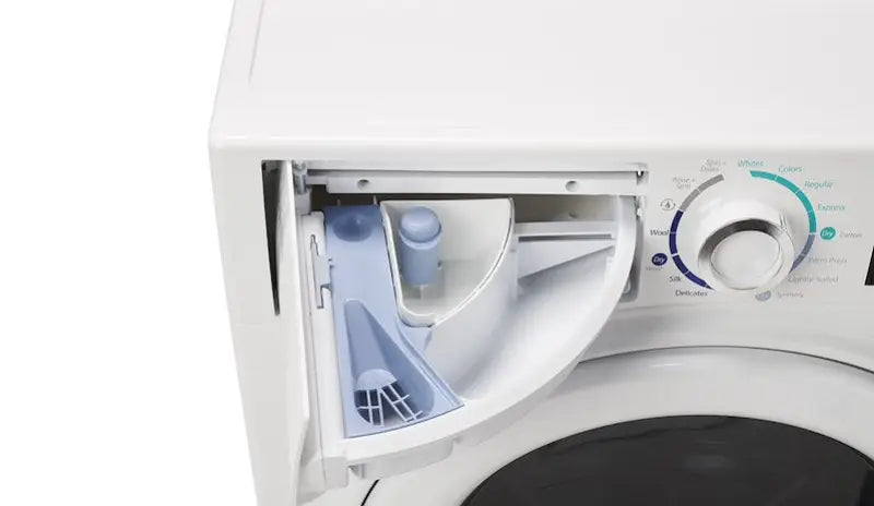 WDV2200XCD Westland combo unit clothes washer dryer with open detergent drawer