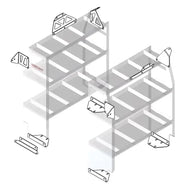 9752-3-01 Van Storage System Shelf Mounting Bracket