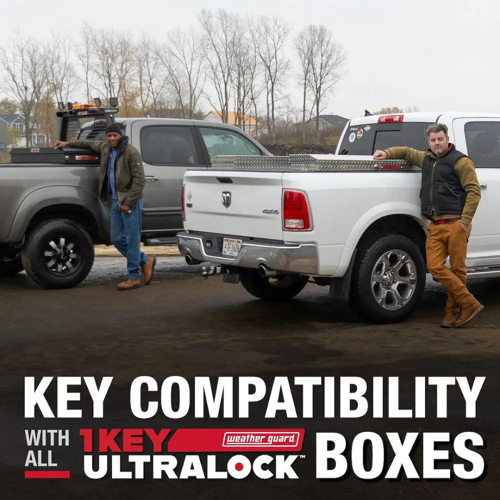 Weatherguard Limited Lifetime Warranty Tool Box 114-5-04 - Model 114-5-04 Gull Wing Alumi