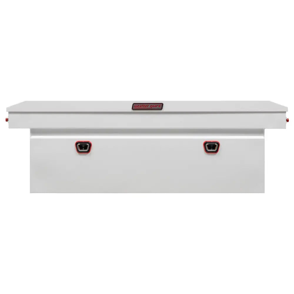 Weatherguard Limited Lifetime Warranty Tool Box 128-3-03 - White FS Deep Saddle Steel