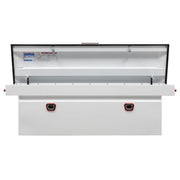 Weatherguard Limited Lifetime Warranty Tool Box 128-3-03 - White FS Deep Saddle Steel