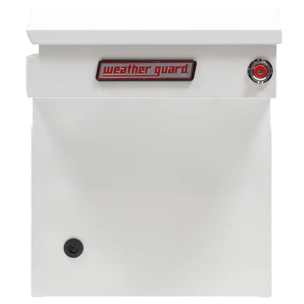 Weatherguard Limited Lifetime Warranty Tool Box 128-3-03 - White FS Deep Saddle Steel