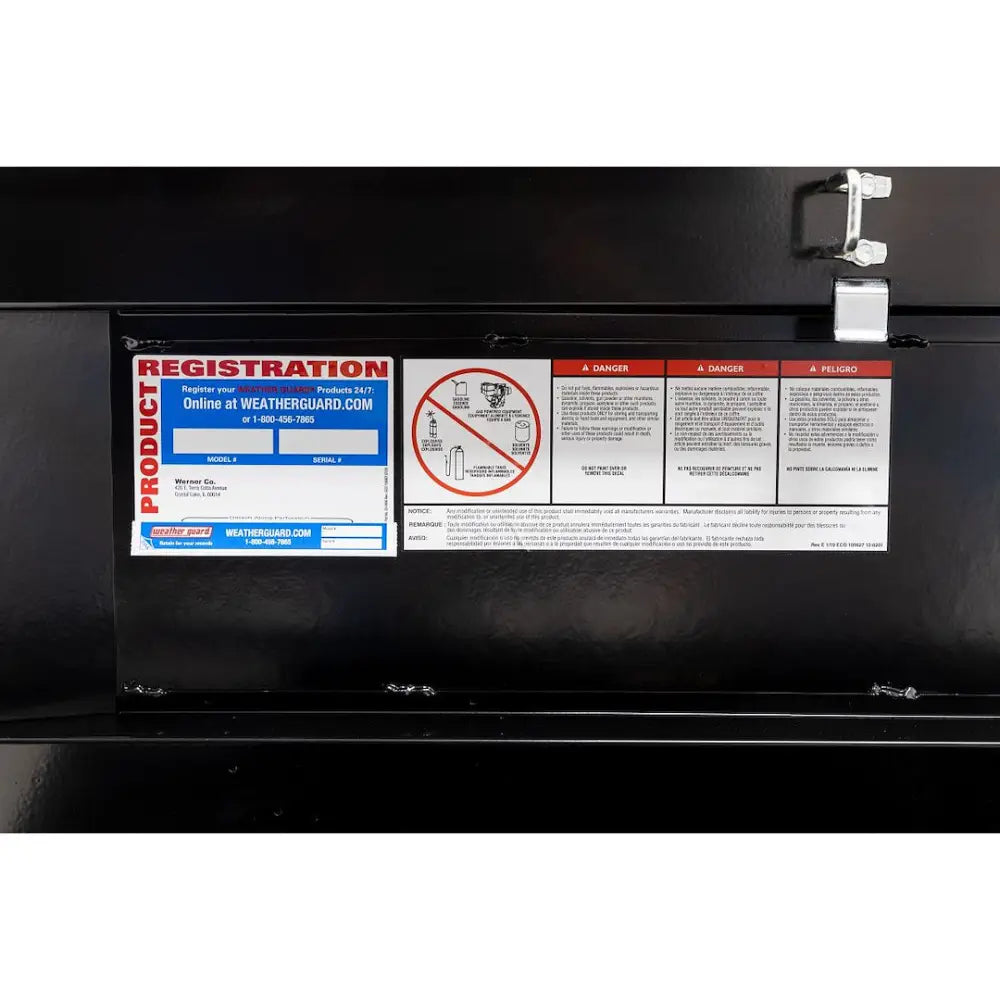 Weatherguard Limited Lifetime Warranty Tool Box 137-5-04 - Saddle