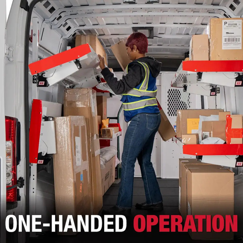 Weatherguard Limited Lifetime Warranty Van Storage System Shelf 9548-3-01 - 48 Folding