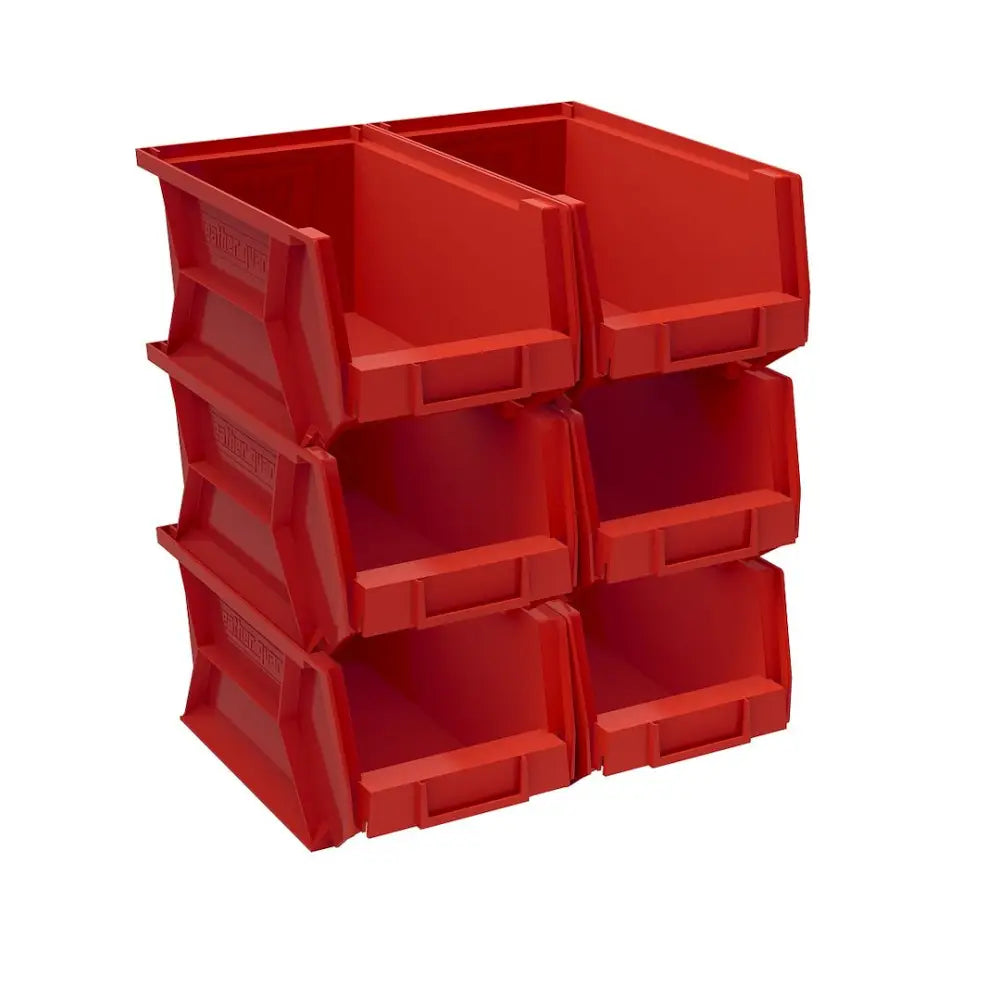 Weatherguard Limited Lifetime Warranty Van Storage System Shelf Bin Box 9855-7-02 - Red Model 9855-7-02 Bins 6IN 7.1