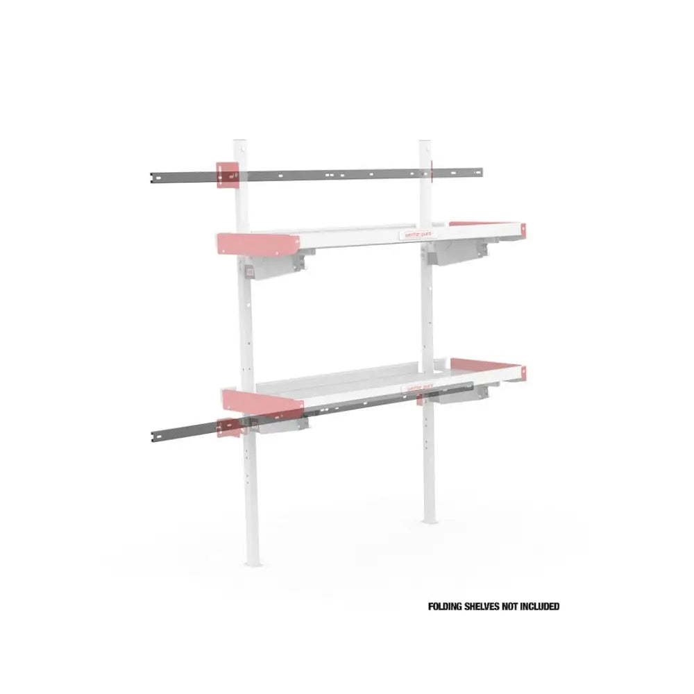 Weatherguard Made In USA Van Storage System Shelf Support Drftaf - DL Shf Mnt Rails Fmc Trnst Frt
