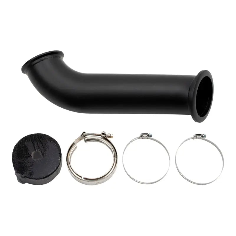 Wehrli WCF100262 Wehrli 04.5-07 Dodge Ram Cummins 4in Down Pipe - w/High Mount S400 Turbo &amp; 2nd Gen Manifold - WCF100262