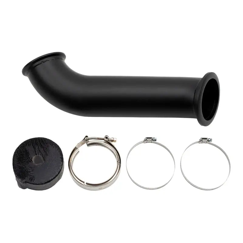 Wehrli 04.5-07 Dodge Ram Cummins 4in Down Pipe - w/High Mount S400 Turbo &amp; 2nd Gen Manifold - WCF100262