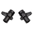 Wehrli 04.5-2010 Duramax LLY/LBZ/LMM Crankcase Vent (PCV) Fitting Kit - Billet Black Anodized - WCF100189