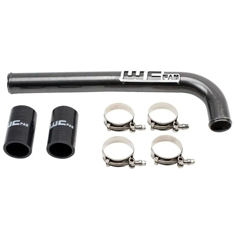 Wehrli 10-18 Dodge 6.7L Cummins (Non 13-15 w/Dual Rads/Twin CP3) Upper Coolant Pipe - Gloss Black - Truck & Automotive