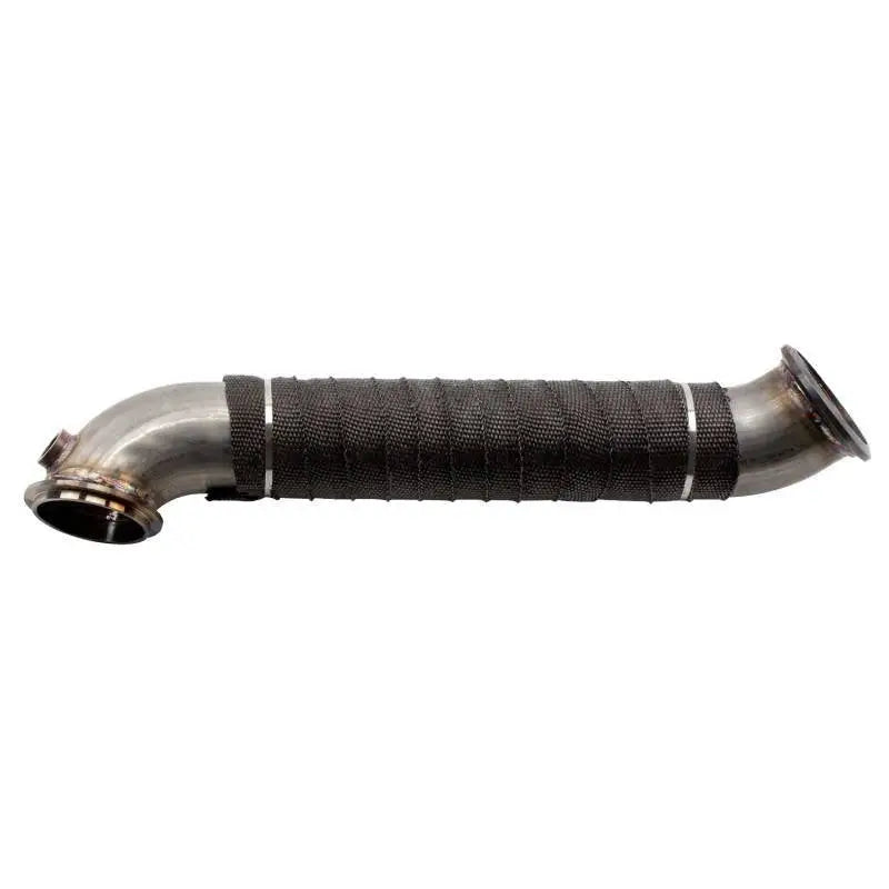 Wehrli WCF100704 Wehrli 11-15 Chevrolet 6.6L LML Duramax 3in Stainless Down Pipe (V-Band Style) - WCF100704