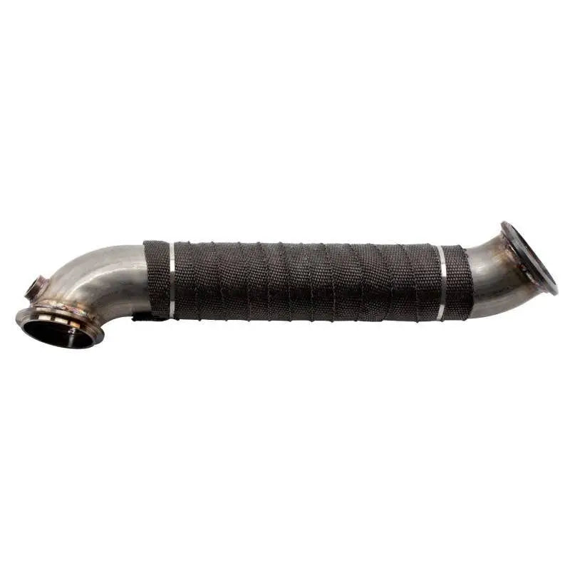 Wehrli WCF100704 Wehrli 11-15 Chevrolet 6.6L LML Duramax 3in Stainless Down Pipe (V-Band Style) - WCF100704
