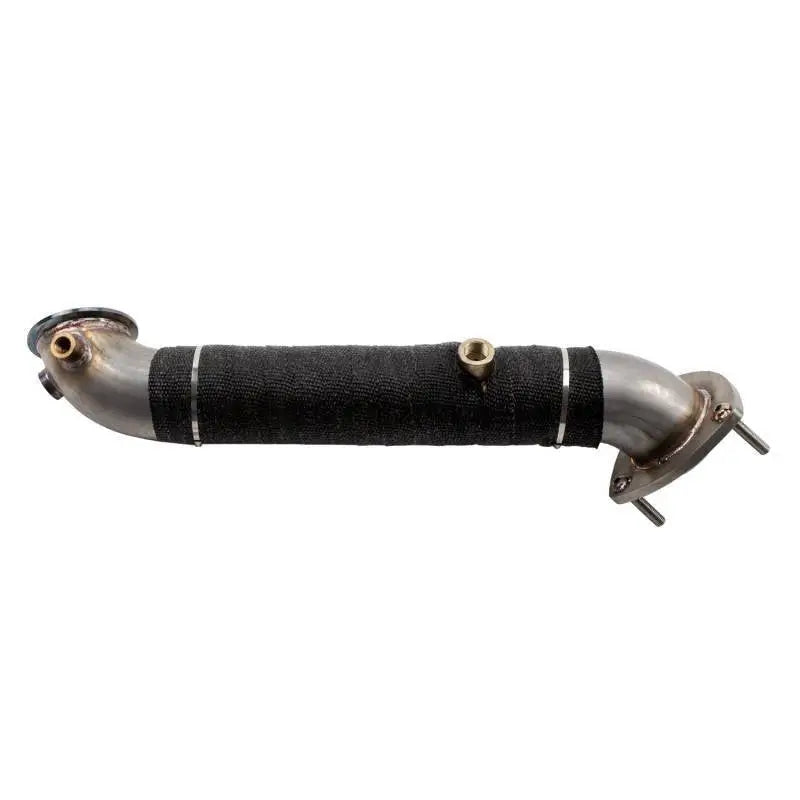 Wehrli WCF100705 Wehrli 15.5-16 Chevrolet 6.6L LML Duramax 3in Stainless Down Pipe (3 Bolt Flange) - WCF100705