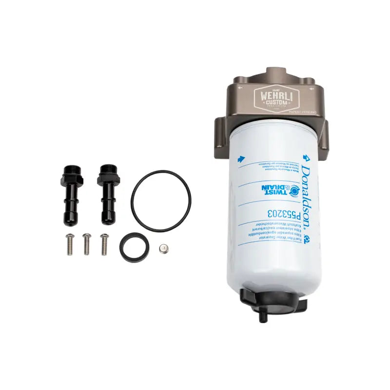 Wehrli WCF100361 Wehrli 17-19 Duramax L5P / 20-24 L5P Duramax Long Bed Fuel Filter Housing Kit - WCF100361
