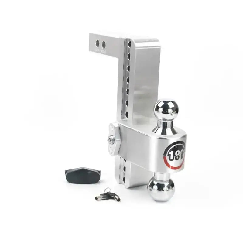 Weigh Safe 180 Hitch 10in Drop Hitch & 2in Shank (10K/12.5K GTWR) - Aluminum - RV and Auto Parts