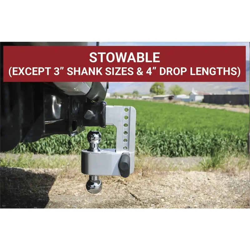 Weigh Safe Keyed Alike Hitch Locking Pin Trailer Hitch Ball Mount CTB4-2-KA - Turnover Drop