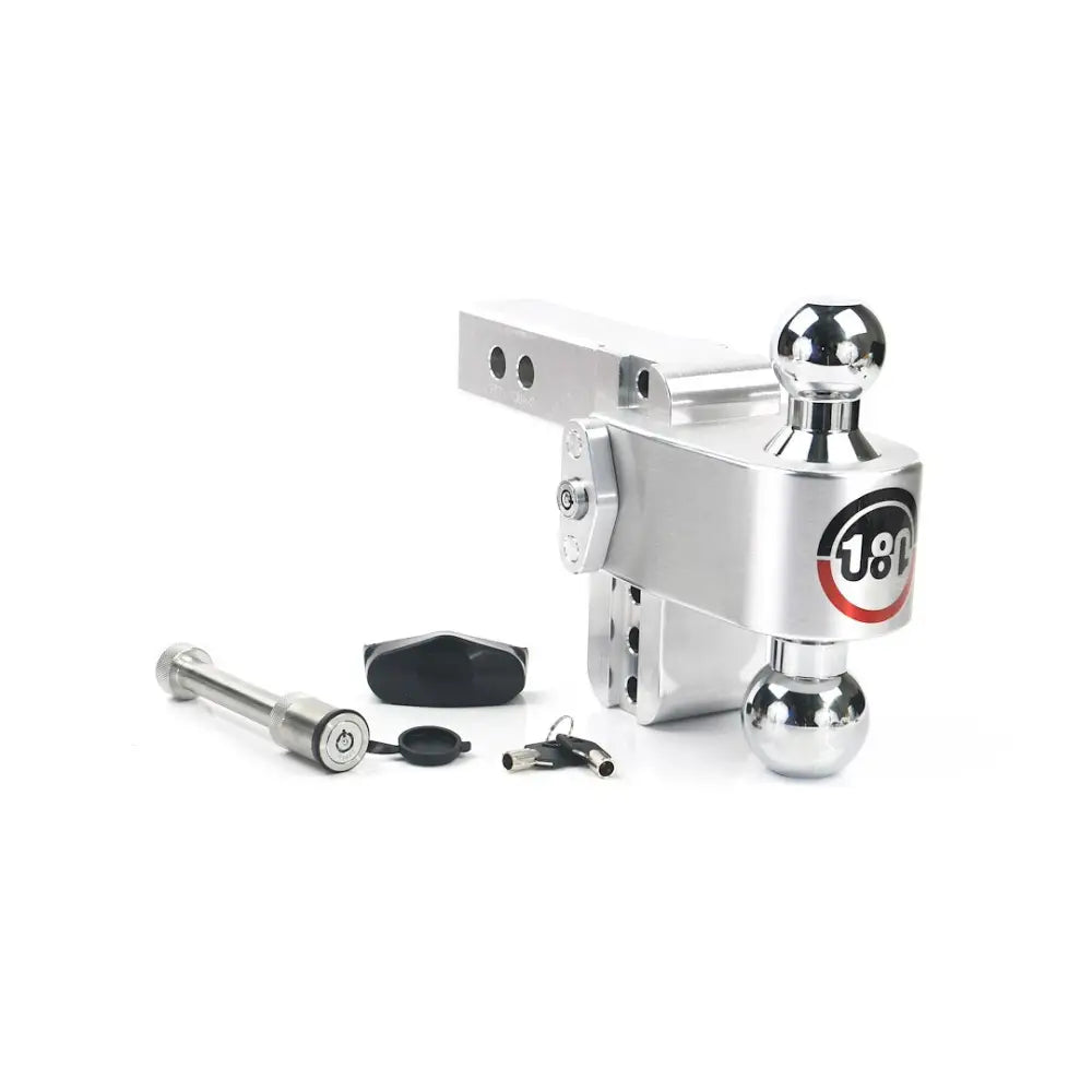 Weigh Safe Keyed Alike Hitch Locking Pin Trailer Hitch Ball Mount CTB4-2-KA - Turnover Drop