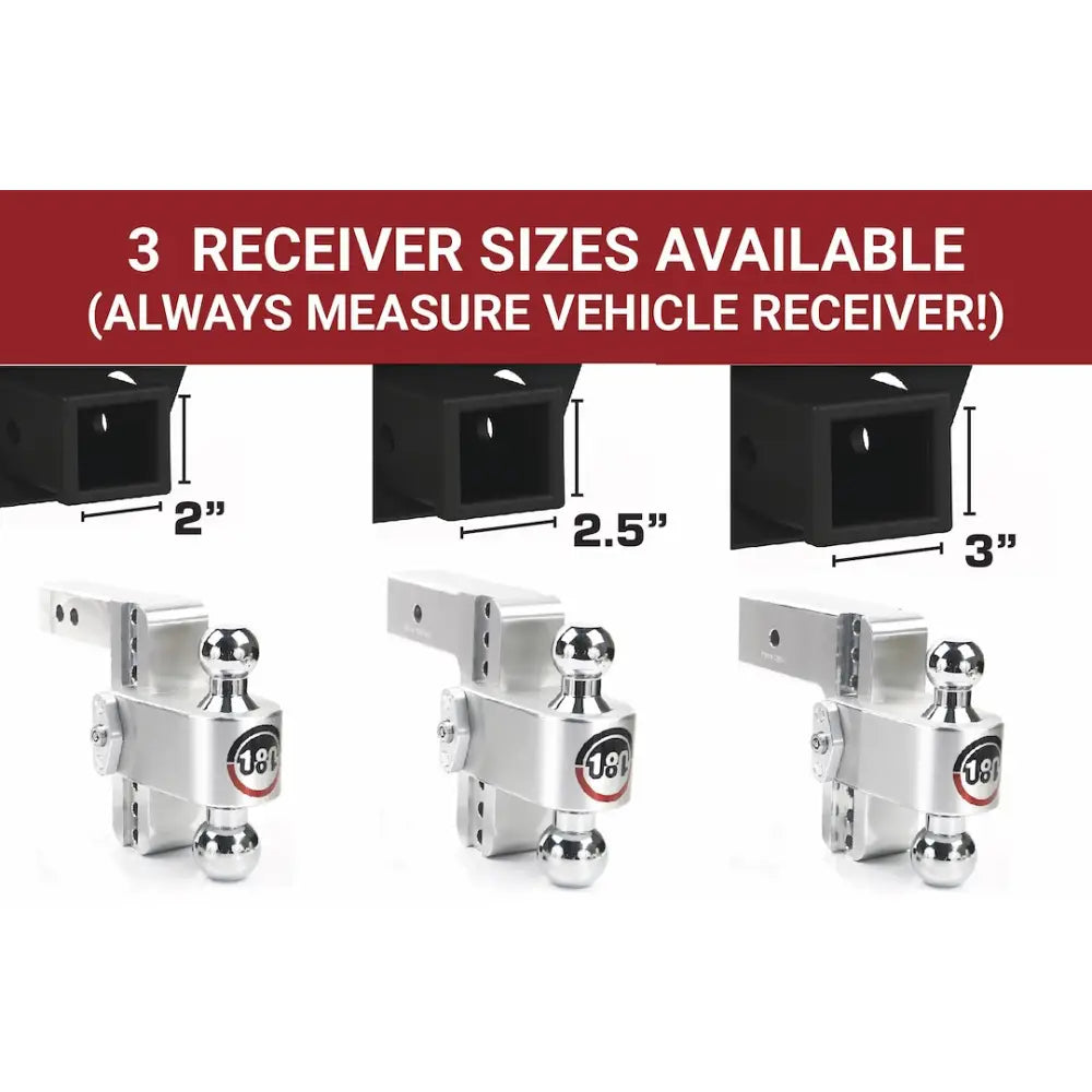 Weigh Safe Keyed Alike Hitch Locking Pin Trailer Hitch Ball Mount CTB4-2-KA - Turnover Drop