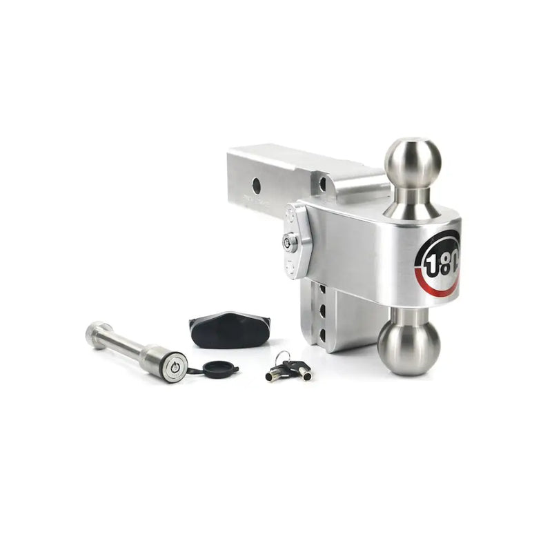 Weigh Safe Limited Lifetime Warranty Trailer Hitch Ball Mount LTB4-2.5-KA - Turnover Drop