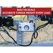 Weigh Safe Limited Lifetime Warranty Trailer Hitch Ball Mount WS8-3 - 8Inadj Ballmount 3Inshank