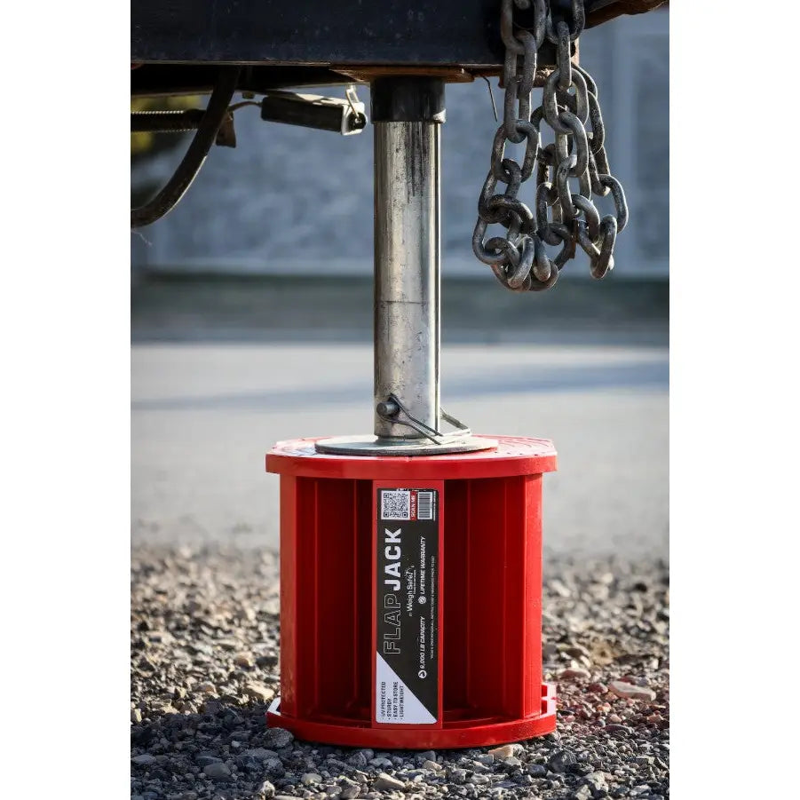 Weigh Safe Limited Lifetime Warranty Trailer Stabilizer Jack Block WSFJ - Flapjack Collapsible RV