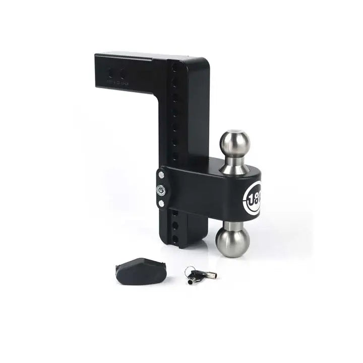 Weigh Safe LTB10-2.5-CER-BLA Turnover Ball 10" Drop Black Cerakote 10" drop Black cerakote hitch