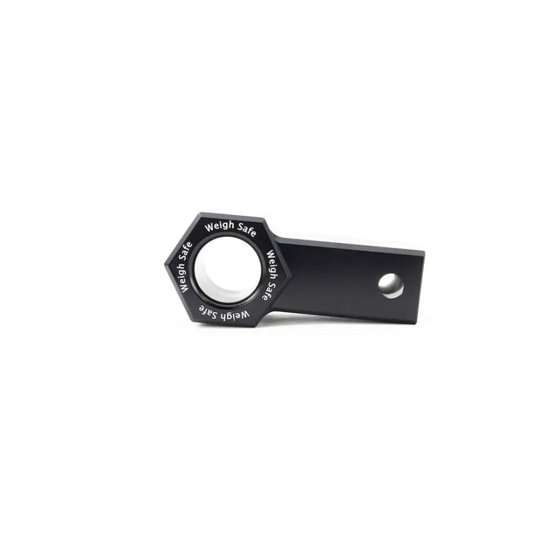 Weigh Safe Raw Machined Finish D-Ring Mount WS-SS-CER-BLA - Black Cerakote Towing Recovery
